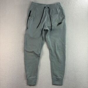 Nike Tech Fleece Jogger Pants Men L Gray Tapered Sweatpants Stretch DD5293-330